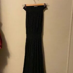 Papaya Elegant Black Strapless Jumpsuit
